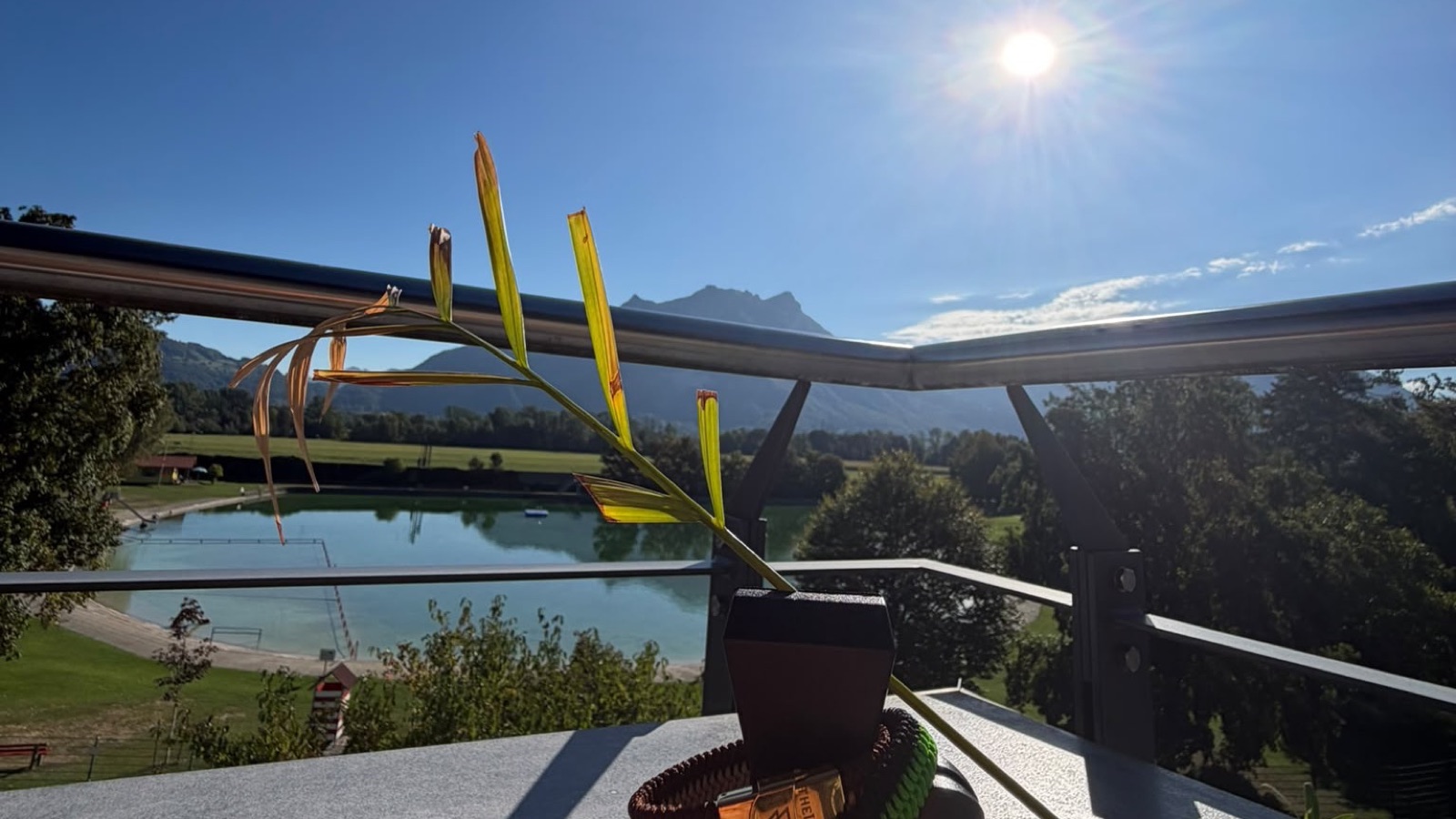 Das Original: die Terrasse am Morgen, an dem der Name fiel